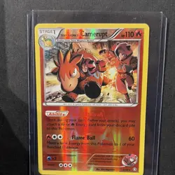 Team Magma's Camerupt 2/34 Double Crisis Rare Holo Beast 110 HP Pokemon Card - Image 1
