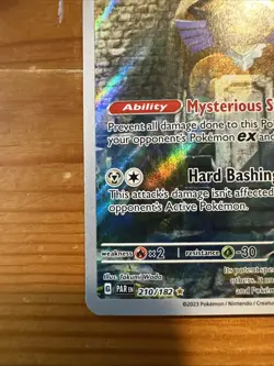 Pokemon Aegislash Illustration Rare Full Art Holo 210/182 Paradox Rift 2023 NM - Image 4
