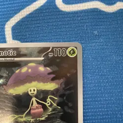 Pokemon Shiinotic Holo Illustration Rare 110 HP 194/191 Sv08: Surging Sparks - Image 4