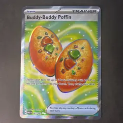 Buddy-Buddy Poffin 167/132 Ultra Rare Mega Evolution Pokemon NM - Image 1