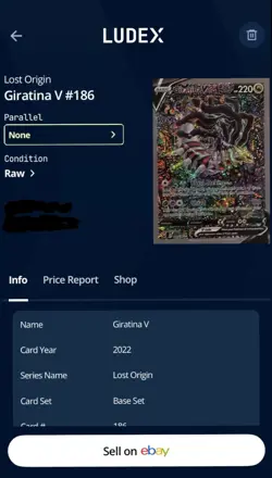 Pokemon Giratina V Lost Origin 186 - Image 3