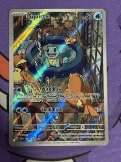 2024 Pokemon SCR EN Squirtle IR 148/142 - Image 1