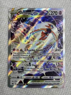 2023 Pokemon Crown Zenith Deoxys VStar Galarian Gallery GG46/GG70 Free Shipping - Image 1