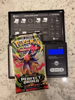 VERY HEAVY!! (22.64g) Pokemon Perfect Order – Factory Sealed Booster Pack! - Image 1
