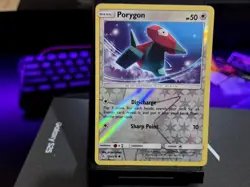 PORYGON COMMON REVERSE HOLO 154/214 UNBROKEN BONDS POKEMON NM - Image 1