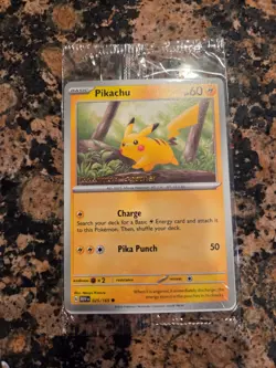 Pikachu Pokemon Together Sealed Promo 025/165 Pokemon TCG - Image 1