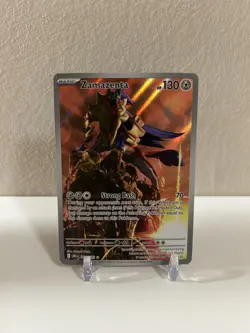 Pokemon Sv10: Destined Rivals Zamazenta 201/182 Illustration Rare Holo LP Read - Image 1