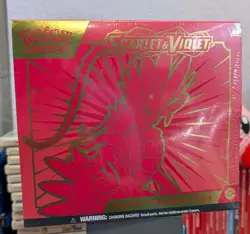 Pokemon TCG Scarlet And Violet ETB Koraidon Elite Trainer Box New Sealed - Image 1