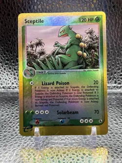 Pokemon Sceptile 11/109 Reverse Holo LP Ruby and Sapphire 2003 - Image 1