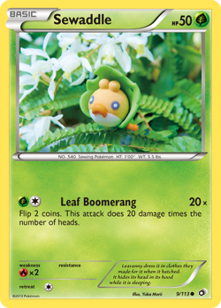 Sewaddle (9/113) [Black & White: Legendary Treasures] - Image 1