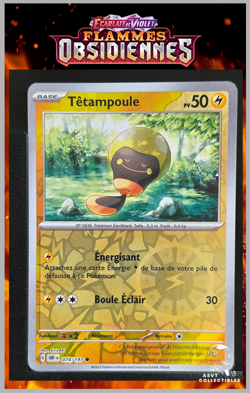Carte Pokemon Tetampoule 074/197 Reverse EV3 Ecarlate Violet Flammes Obsidiennes - Image 1