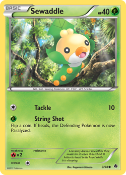 Sewaddle (3/98) [Black & White: Emerging Powers] - Image 1