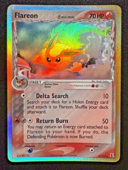 Flareon 5/113 EX Delta Species Pokemon Card Holo Foil Rare Near Mint - Image 1