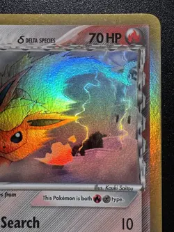 Flareon 5/113 EX Delta Species Pokemon Card Holo Foil Rare Near Mint - Image 4