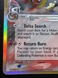 Flareon 5/113 EX Delta Species Pokemon Card Holo Foil Rare Near Mint - Image 5