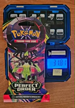(VERY HEAVY)🔥 31.81g Pokemon Perfect Order Sleeved Booster Pack Factory Sealed✅ - Image 1