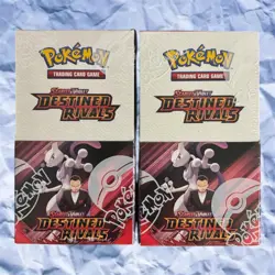 Pokemon TCG Scarlet & Violet Destined Rivals Half Booster 18 Packs Sealed x2 - Image 1
