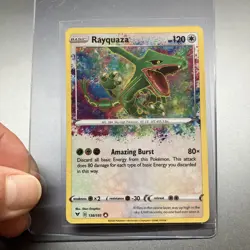 RAYQUAZA 138/185 AMAZING RARE VIVID VOLTAGE POKEMON NM/M - Image 3