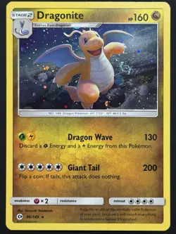 Dragonite 96/149 Cosmos Holo Foil Rare Promo Swirl 🌀 LP Pokemon TCG - Image 1