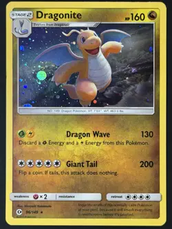 Dragonite 96/149 Cosmos Holo Foil Rare Promo Swirl 🌀 LP Pokemon TCG - Image 2