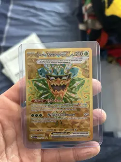 Pokemon Teal Mask Ogerpon ex 221/167 SV06 Twilight Masquerade Hyper Rare Holo - Image 1