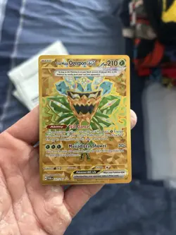 Pokemon Teal Mask Ogerpon ex 221/167 SV06 Twilight Masquerade Hyper Rare Holo - Image 3