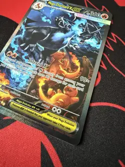 Pokemon TCG Phantasmal Flames Mega Charizard X ex 125/094 SIR - Image 3
