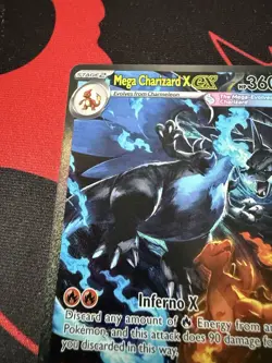 Pokemon TCG Phantasmal Flames Mega Charizard X ex 125/094 SIR - Image 4