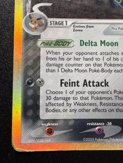 Umbreon 17/113 EX Delta Species Pokemon Card Reverse Holo Foil Rare HP - Image 5