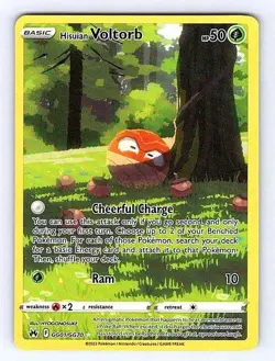 Hisuian Voltorb GG01/GG70 Crown Zenith Illustration Rare NM Pokemon TCG - Image 1