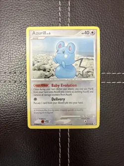 Pokemon TCG - Azurill - 69/130 - Diamond & Pearl - LP Common (2007) - Image 1
