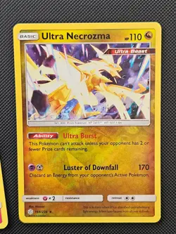 ULTRA NECROZMA 164/236 HOLO COSMIC ECLIPSE POKEMON REVERSE HOLO MP 2019 - Image 1