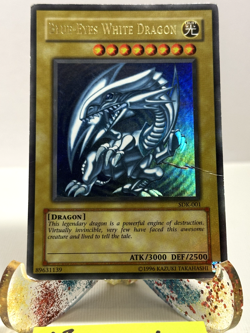 YuGiOh! Blue Eyes White Dragon SDK-001 Unlimited Ultra Rare HP #3 - Image 1