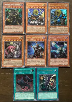 Lot of 1996 Yu-Gi-Oh! Cards Ultra Rare Holo Foil Letters & Card Art - Image 1