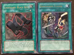 Lot of 1996 Yu-Gi-Oh! Cards Ultra Rare Holo Foil Letters & Card Art - Image 4