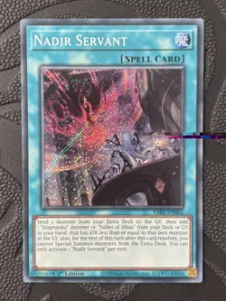 Nadir Servant RA01-EN062 Secret Rare 1st Ed - Image 1
