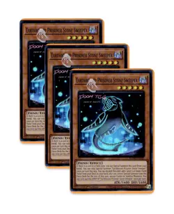 Yugioh! Earthbound Prisoner Stone Sweeper MZMI-EN028 (Super Rare) 1st Ed 3x - Image 1