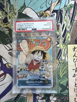Monkey D. Luffy - P-033 - PSA 10 - Promo - English One Piece - Event pack Vol 2 - Image 1