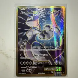 Mewtwo-EX Full Art Ultra Rare Holo EX 103/108 Evolutions Pokemon Card - Image 1