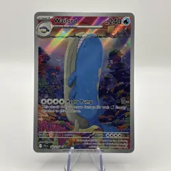 Pokemon TCG Wailord Special Illustration Rare Card Journey Together 162/159 - Image 1