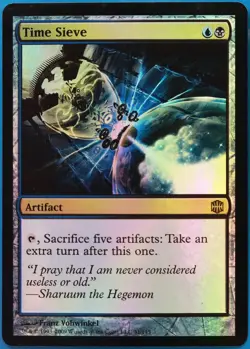 Time Sieve FOIL Alara Reborn PLD Artifact Blue Black Rare CARD (509614) ABUGames - Image 1
