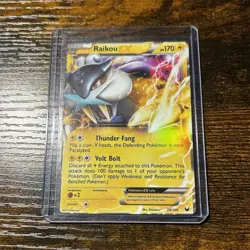 Pokemon Raikou EX 170 HP 38/108 Dark Explorers Ultra Rare Holo Card - Image 1