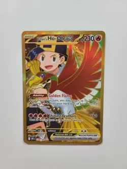 Pokemon TCG Ethan's Ho-Oh EX 239/182 Sv10: Destined Rivals Holo Card - Image 1