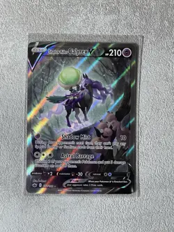 Pokemon TCG Shadow Rider Calyrex V Full Art Holo Card Chilling Reign 172/198 NM - Image 1