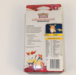 Pokemon Burning Spark Theme Deck Raichu Sealed 60 Cards English - Image 2