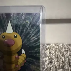 Topps Pokemon #13 Weedle HOLO/FOIL CARD - TV Animation Edition, 1999, LP - Image 3