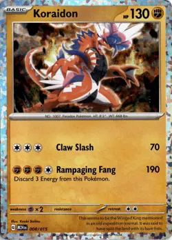 Koraidon 008/015 McDonald's Promos 2024 Pokemon Card TCG - Image 1