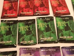 Lot of 15 Sealed Star Wars Young Jedi Card Booster Packs Darth Maul Fates Naboo - Image 3