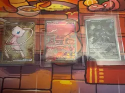 Mewtwo and Mew Pokemon 151 Ultra Premium Collection Promo 3 Card Lot - Image 1