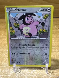 Miltank 83/106 Reverse Holo XY Flashfire Pokemon Card 2014 LP - Image 1